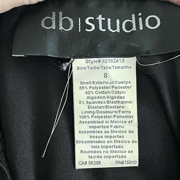 David’s Bridal Black Cocktail Dress - Picture 4 of 4